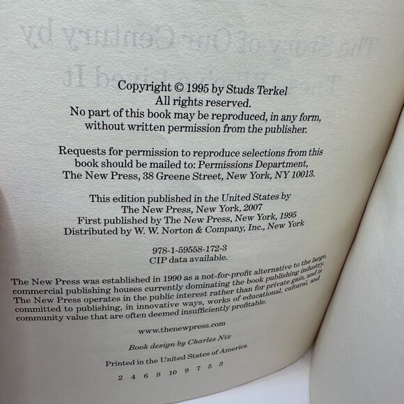 Coming of Age : Growing up in the Twentieth Century  Stud Terkel Paperback - Picture 5 of 6